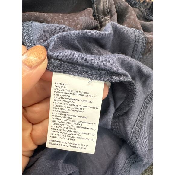 Anthropologie TINY Burnt Velvet  Sequin Ileana Sleeveless Button Up Tank, Size S - Picture 5 of 7